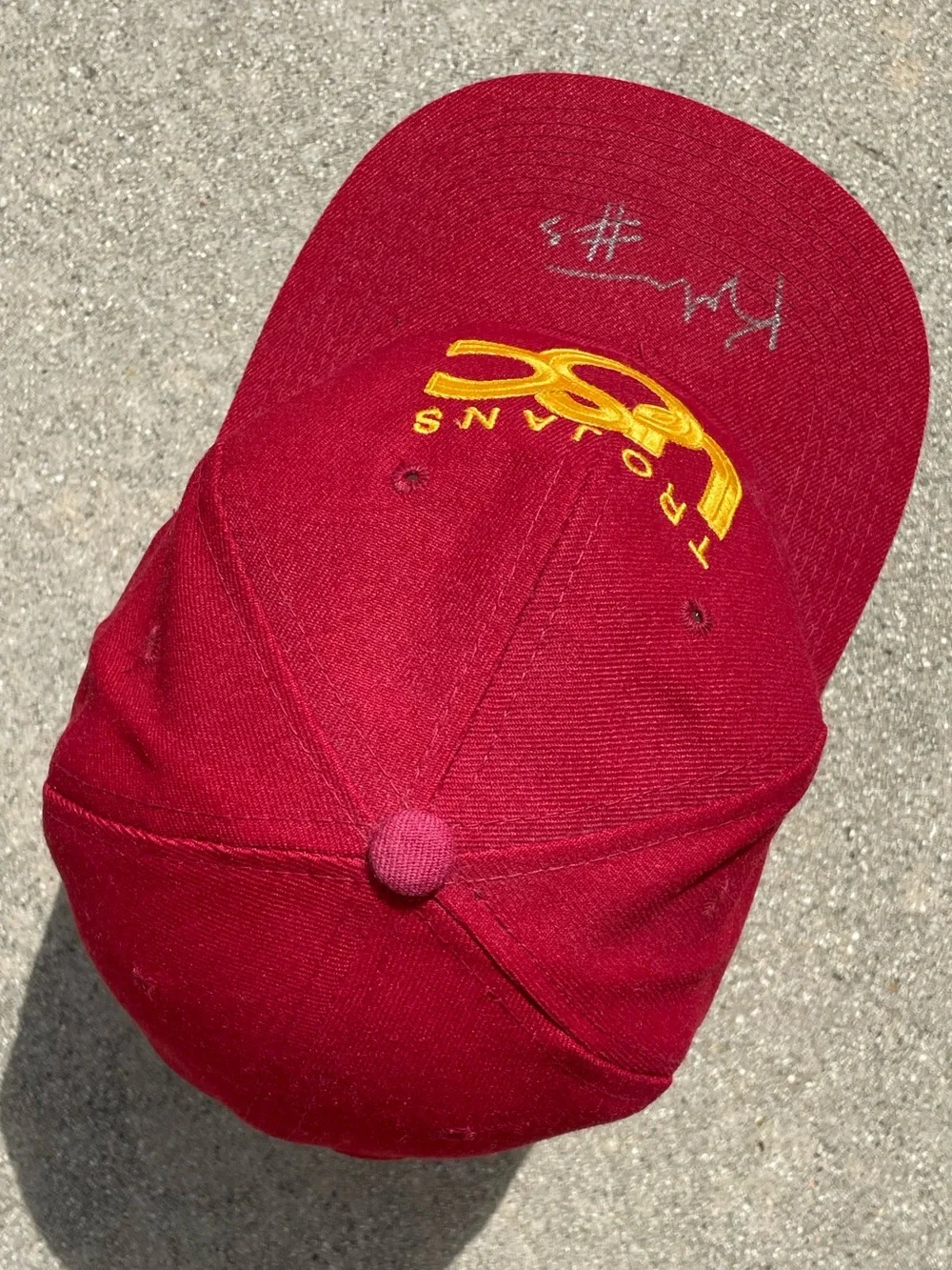 Vtg 80’s USC Keyshawn Johnson Signed Official NCAA College Snapback Hat JSA Cert